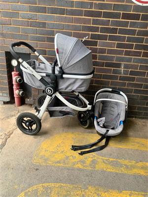 Bounce baby pram with car seat 280 Steve Biko road  Gezina  PTA  call