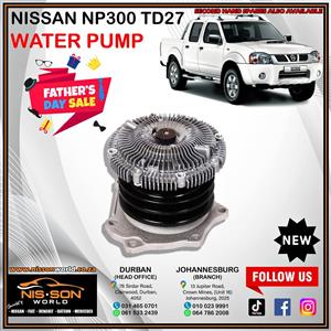 NISSAN NP300 TD27 WATER PUMP