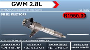 GWM 2.8L Diesel Injectors 