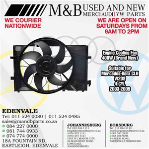 Engine Cooling Fan 400W (Brand New)  Suitable for Mercedes-Benz CLK W