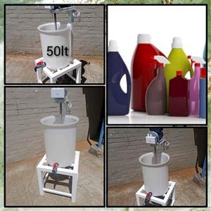 50lt DETERGENT MIXING MACHINE,INCLUDING FORMULATION BOOKLET,PLEASE 