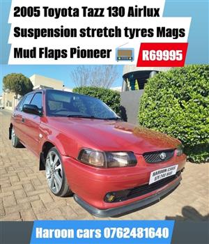 2005 Toyota Tazz 1.3 with Airlux suspension