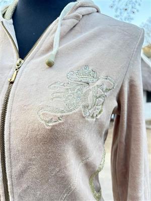 Authentic JUICY COUTURE TRACKSUIT, Top and pants. Bought in Italy. Small size- fits s/m.