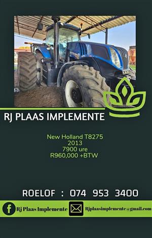 New Holland T8.275 trekker
