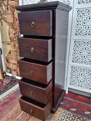 Classic Dark Wood Lingerie Chest