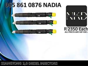 SSANGYONG 2,O RECONDITIONED DIESEL INJECTORS FOR SALE