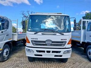 2008 HINO 500 15.257 Tag-Axle Dropside Truck 