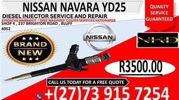 NEW NAVARA NISSAN YD25 INJECTORS WITH A 6 MONTHS WARRANTY GET YOURS TODAY 