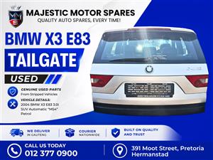 2004 BMW X3 E83 3.0i SUV Tailgate for Sale – Used