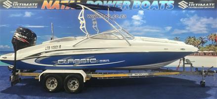 CLASSIC 230 ON TRAILER 300 HP SUZUKI 4 STROKE 
