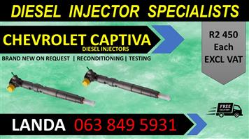 CAPTIVA DIESEL INJECTORS FOR SALE OR RECON WITH WARRANTY 