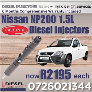 Nissan NP200 1.5L diesel injectors for sale