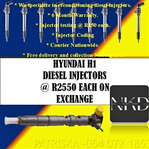 HYUNDAI H1 COMMON RAIL DIESEL INJECTORS FOR SALE