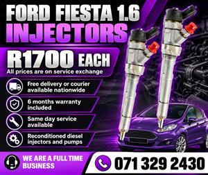FORD FIESTA 1.6 INJECTORS FOR SALE WITH WARRANTY 