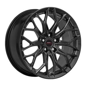 15″ A-Line Shadow 4/100 & 4/108 Velvet Black Alloy Wheels