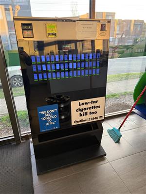 CommercialCig Machine Holds 1,000 Packs! Ideal for Bars, Garages/shops