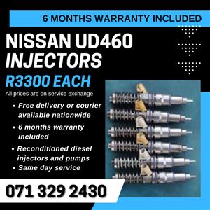 NISSAN UD460 INJECTORS FOR SALE 