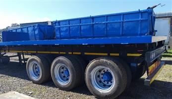 TRIAXLE FLATDECK TRAILER ON EASTER SPECIAL