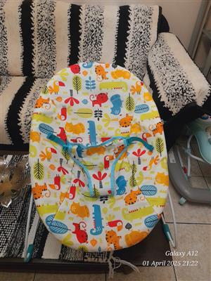Baby bouncer and clothing