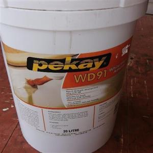 Vinyl glue Pekay Wd91 20 liter for sale. 