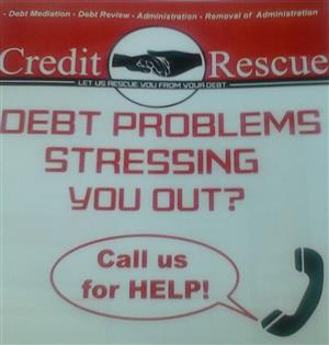 Credit Rescue-SA largest Debt company can assist you.