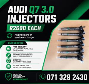 AUDI INJECTORS FOR SALE WITH WARRANTY INCLUDED 