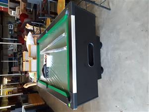 Brand new slate top coin operated pool table