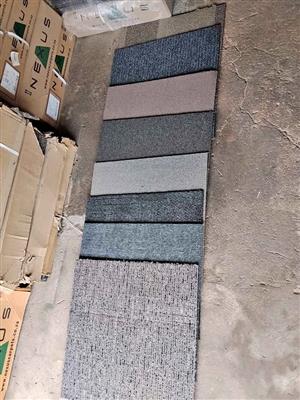 Rubber underneath Carpet tiles in excellent condition