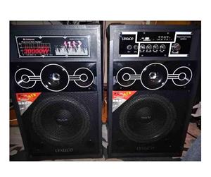 10" (60cm tall) Bluetooth Hifi Speaker Set, NEW with 1 year warranty and FREE DELIVERY