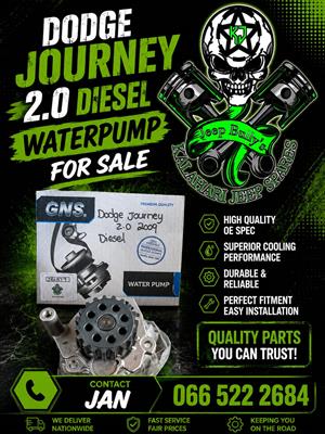 DODGE JOURNEY 2.0 WATERPUMP FOR SALE 