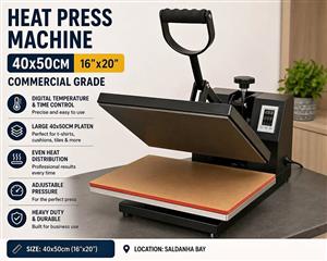 40x50 Heat Press Machine (16x20) – Commercial Grade | Working Condition