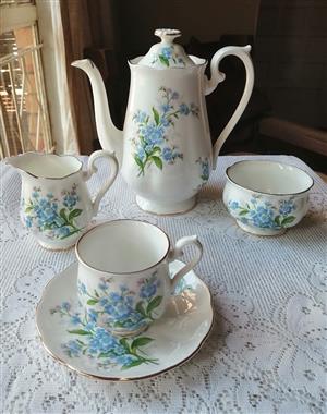 "Forget-Me-Not" Royal Albert Bone China 