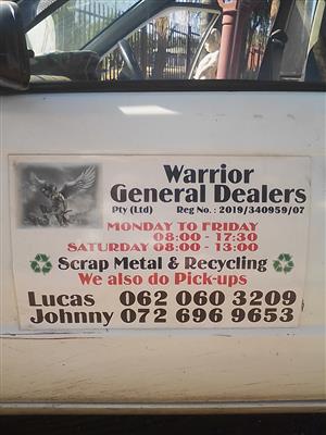 Warrior General Dealers scrap metal and recycling