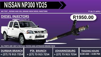 Nissan NP300 YD25 Diesel Injectors 
