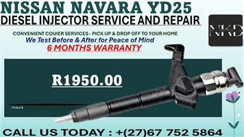 Nissan Navara YD25 Diesel Injectors On Repair