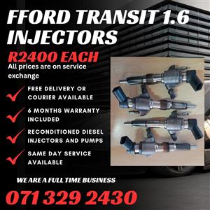 FORD TRANSIT 1.6 INJECTORS FOR SALE WITH WARRANTY 