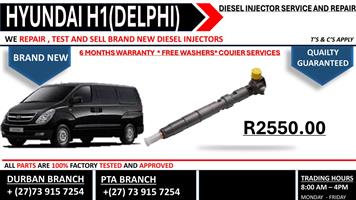 Hyundai H1 Delphi Diesel Injectors 