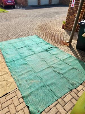 Camping ground floor net and canvas for sale.