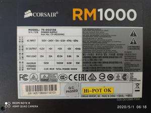 CORSAIR RM Series RM1000 1000W ATX12V v2.31 and EPS 2.92 80 PLUS GOLD Certified 