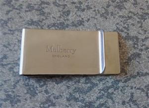 MULBERRY LASER CUT MONEY CLIP FOR SALE - MAKE AN OFFER