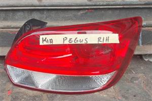 Kia Pegas taillight