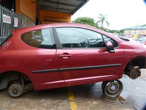 STRIPPING PEUGEOT 207 MODEL 1.4 16V 10FE 2007 RED FOR SPARES