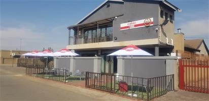 Popular Pub & Grill in Zamdela Sasolburg up for sale.