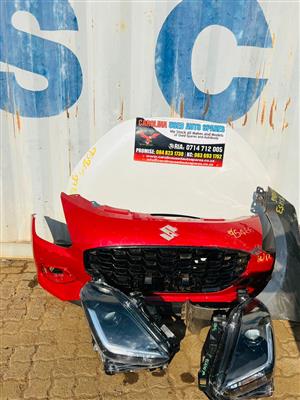 Suzuki Swift front spares (bumper,bonnet,left and right side headlight)