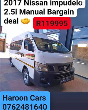 2017 Nissan impudelo 2.5i manual bargain Deal