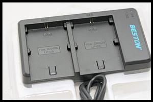 Dual USB Battery Charger for Canon