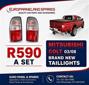 Mitsubishi Colt (2003–2008) Brand New Tail Light Set For Sale: