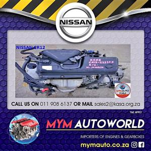 SECOND HAND 02-10 NISSAN MICRA 1.2L 16V CR12 ENGINE