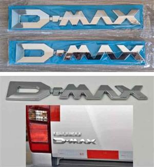 Isuzu D-Max badges emblems decals stickers