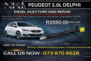 Peugeot 2.0L Delphi Diesel Injectors 